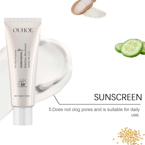 Gentle SPF 40 Daily Sunscreen, Broad Spectrum UVA/UVB Protection, Hydrating Facial & Body Sunscreen with Fermented Rice Water & Prebiotics, Non-Greasy for All Skin Types — view 2