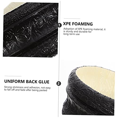 DOITOOL 4Pcs Adesivo De Parede Linha De Cintura Linha De Fronteira Xpe Espuma Televisão