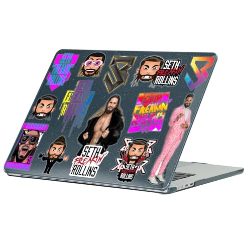 Coque Rigide MacBook Air 13.6 WWE Seth Rollins Armure Cristal Finition Premium