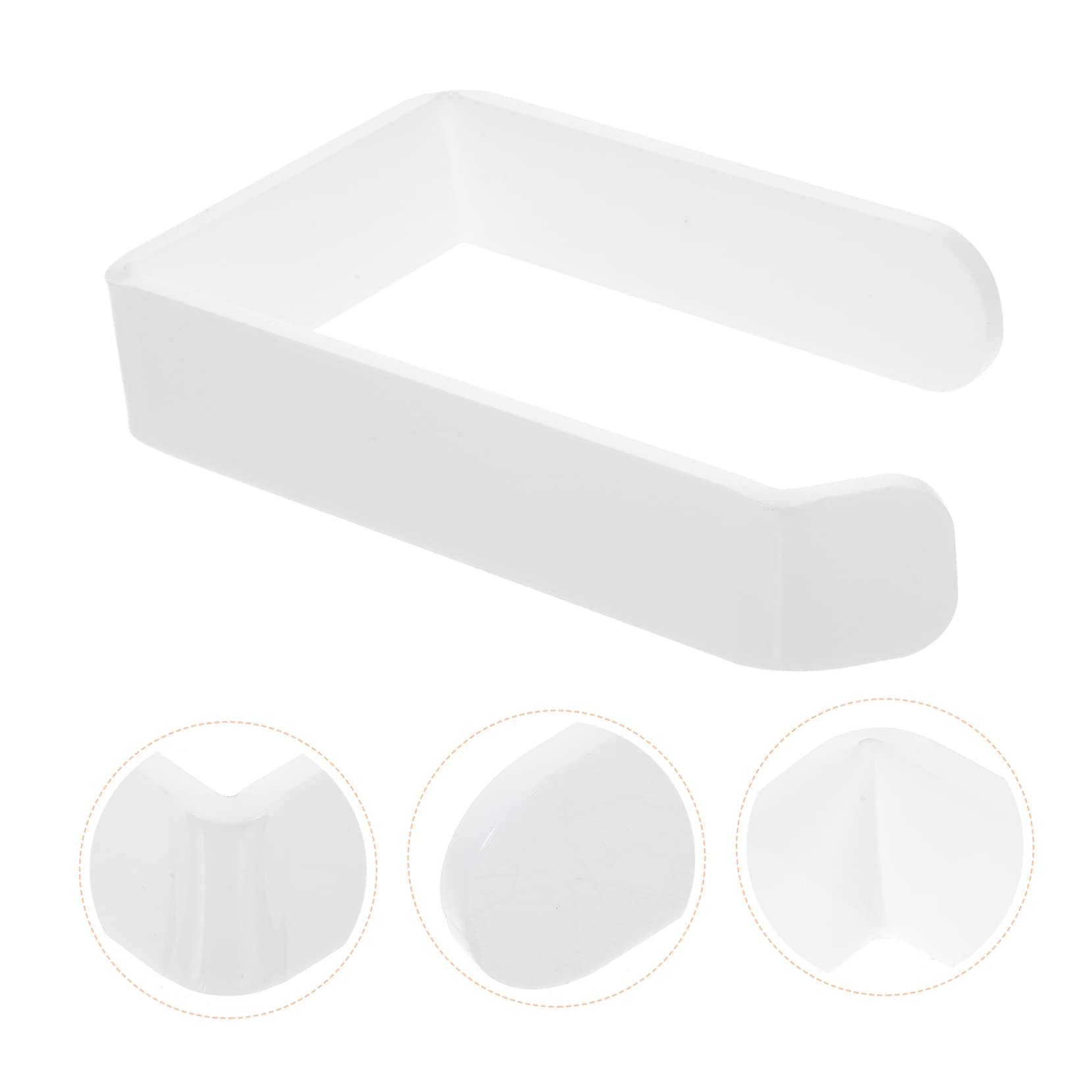 CMBSSTFC Soporte para Toallas de Papel Soporte para Papel higiénico Soporte para Toallas de Papel Soporte para Rollo de Papel Estante para Toallas de Papel Autoadhesivo Barra para Toallas de Papel