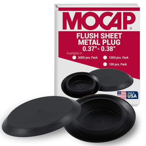 SMF3/8BK1 Flush Sheet Metal Plug - to Fit: .37
