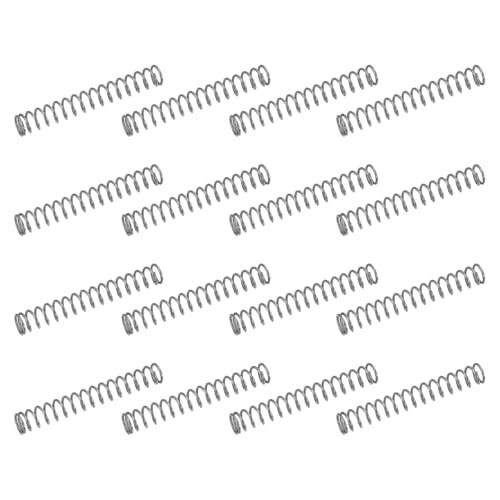 uxcell 50Pcs 304 Stainless Steel Compression Springs, 0.6mm x 5mm x 35mm Small & Tiny Pen Spring for Home Repair & DIY, Workshop & Industrial Use, (Silver Tone)