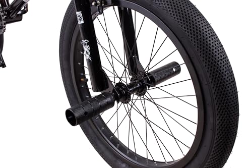 Bicicleta Bmx C/Rotor E Pedaleira Pro-x Serie 10 - Aro 20 Preto