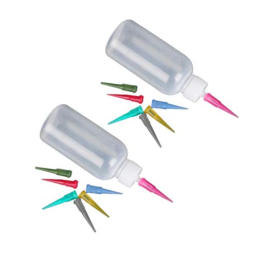 XCSM Pittura marmellata di plastica Bottiglie da spremere con ugelli Dispenser di Salsa di condimento Sciroppo di Ketchup Miele Senape Contenitori di stoccaggio Decorazione di Torte Artigianali