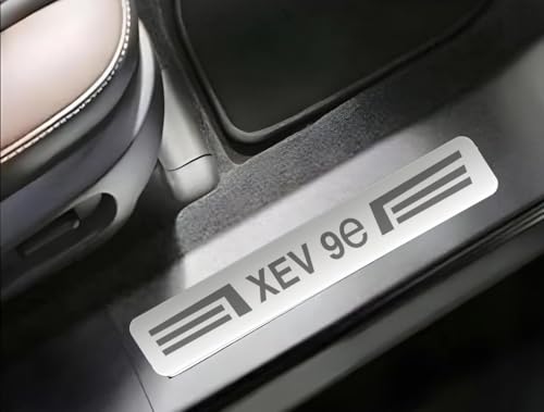 Image of NEXTA Door Sill /Foot Step Stainless Steel Plates Compatible with XEV 9E (Set of 4 Pcs)