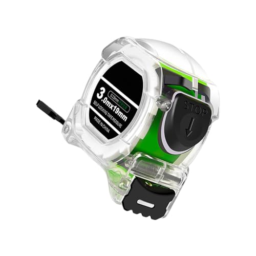 3/5/7.5/10m クリアオートロック巻き尺 ホーム改善家具製作および建設プロジェクト用