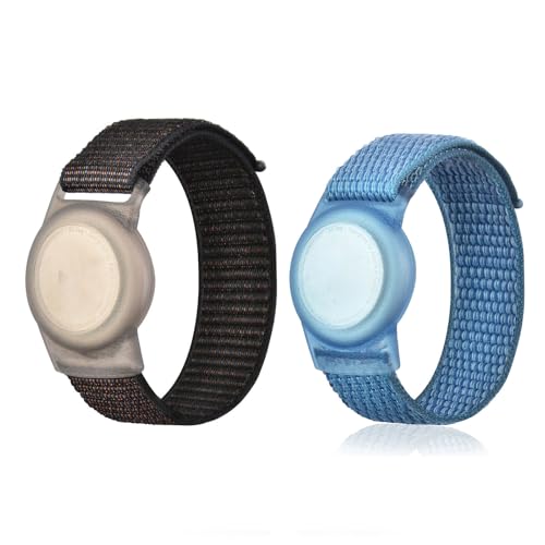 Correas de Reloj de AirTags, Funda Pulsera para Niños, Funda Protectora...