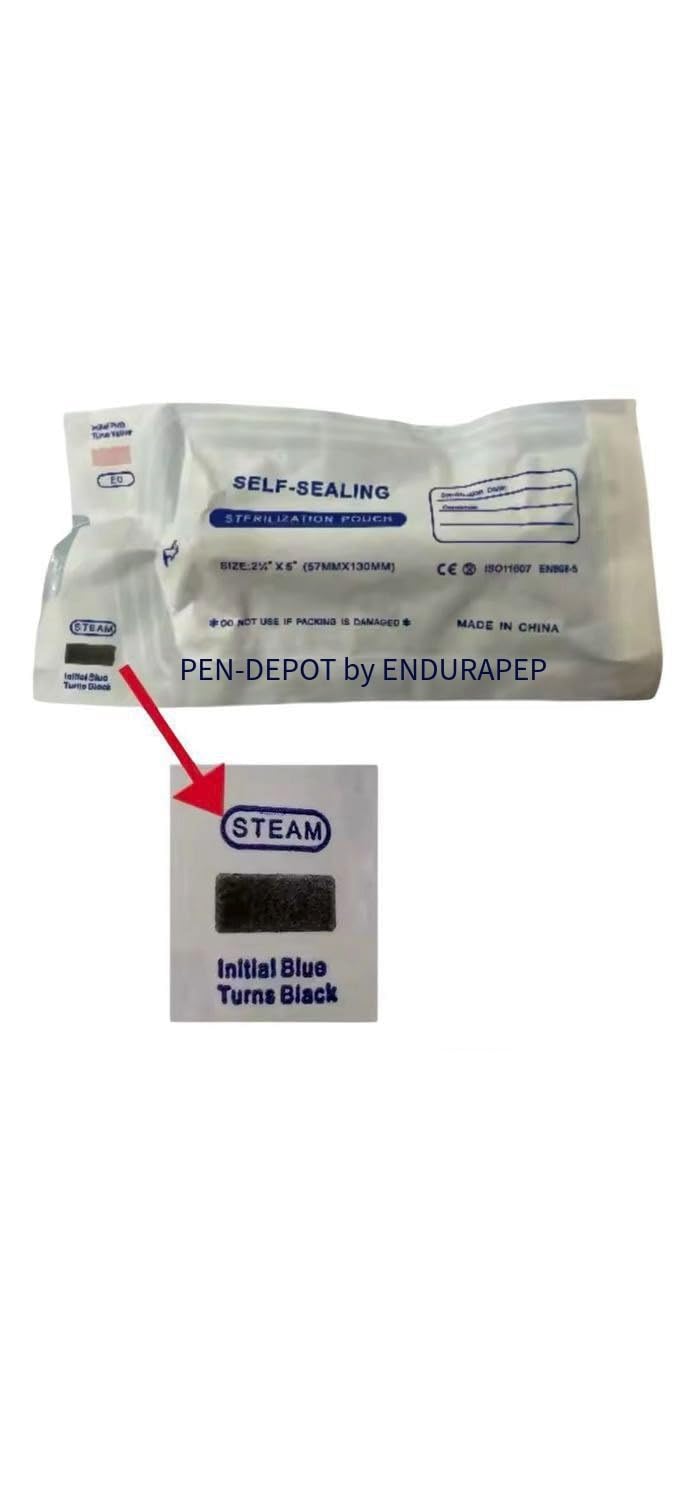 3mL Pen Cartridge 20 Pack - NEW Upgraded EASYLOAD PRE-PURGED 3mL STEAM STERILIZED Research Pen Cartridges – Single-Use NO Venting Required - Pen-Depot.com by ENDURAPEP (20)