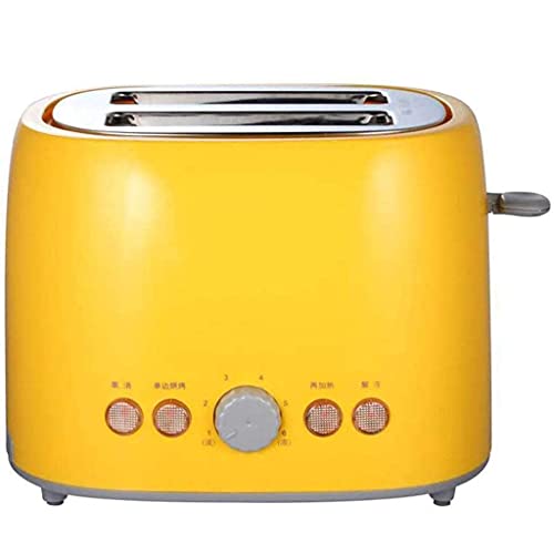 Dpliu Toaster Toaster 2 Scheibe, Kleiner Toaster mit hochliftigem und Breiten Schlitzen, 6 Farbtoneinstellungen, Abtauen…