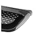 EK T-R Style Car Front Bumper Hood Mesh Grill Grille Compatible For Honda Civic EK CX DX EX HX LX Type R 1999-2000 Racing Grills Body Kit(Glossy Black)