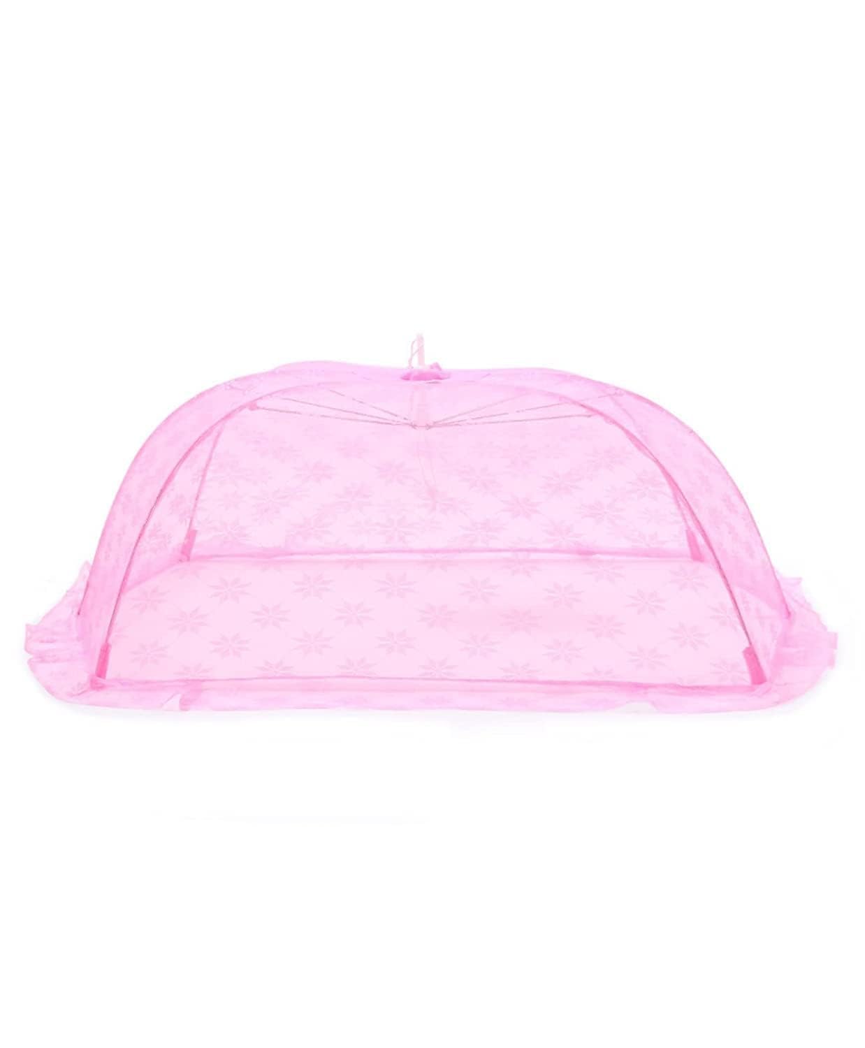 Umbrella Style Full Cover up for 0 to 3 Year Baby Pink Mosquito Net for Baby_New Born_Infants *(No Print, Color Assorted)-picture-36
