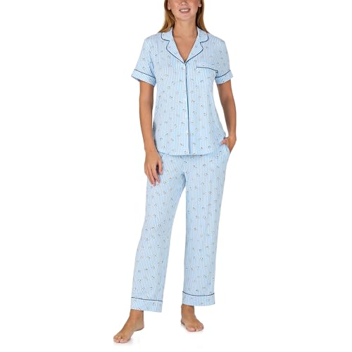 Image of kate spade new york Women's Kate Spade New York Women's Cropped Pant Pj Set