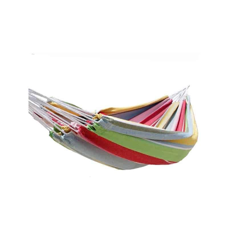 Hamac 2 Places rayé Multicolores
