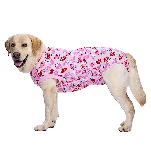 Image of Puppy Recovery Surgical Suit for Female Male Dogs Cats Abdominal Wounds,Professional Spay Neuter Dog Pet Bodysuit, E-Collar Alternative After Surgery Wear Anti Licking Wounds,Dog Onesie