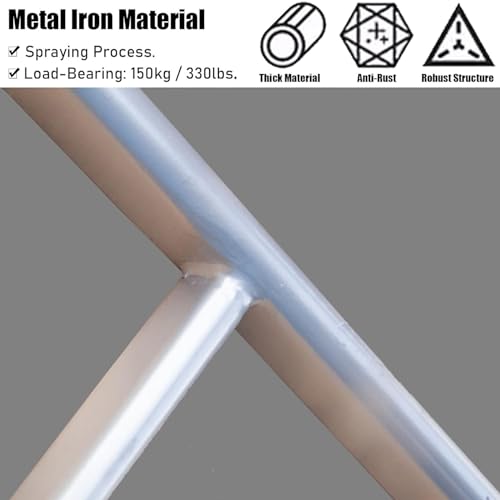 Escalera para litera blanca de 150 kg con ganchos para litera de RV 8