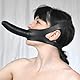Honeylust BDSM Latex Dildo Mundknebel mit Penis - Fetisch Sexspielzeug - Mouth Gag - Bondage Sklaven Erotik Kopfgeschirr Anal oder Vaginal