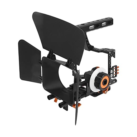 Caja de cámara C500‑1 con Kit de Plataforma DSLR Matte Box para GH4 para Sony A7S / A7 / A7R / A7RII / A7SII