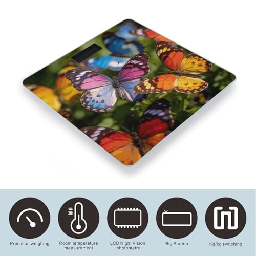 Báscula Digital de Baño con Plataforma de Vidrio 10x10 in miniatura 3