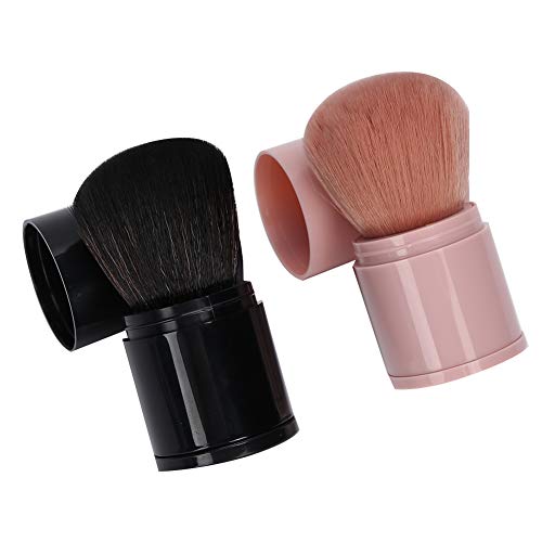 Generic Versatile Foundation and Blush Brush Combo for Clean and Hygienic Makeup Application, Ideal for Daily Use,