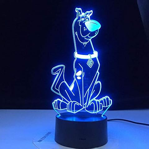 3D Scooby Doo Touch Sensor Night Light Cover