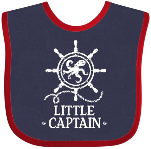 inktastic Sailing Maritime Little Captain Baby Bib
