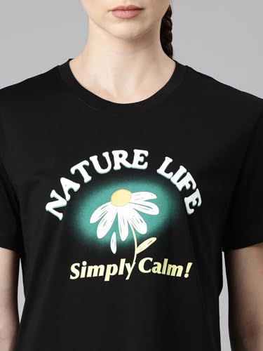 Image of XTEP Women Symbiosis with Nature Lifestyle Causal T-Shirt