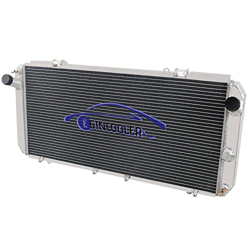 EGINCOOLER 2 Rows Core Aluminum Radiator for 1989-1999 Toyota MR2 MK2 SW20 3SGTE 2.0L L4 AT/MT 1990 1991 1992 1993 1994 1995 1996 1997 1998