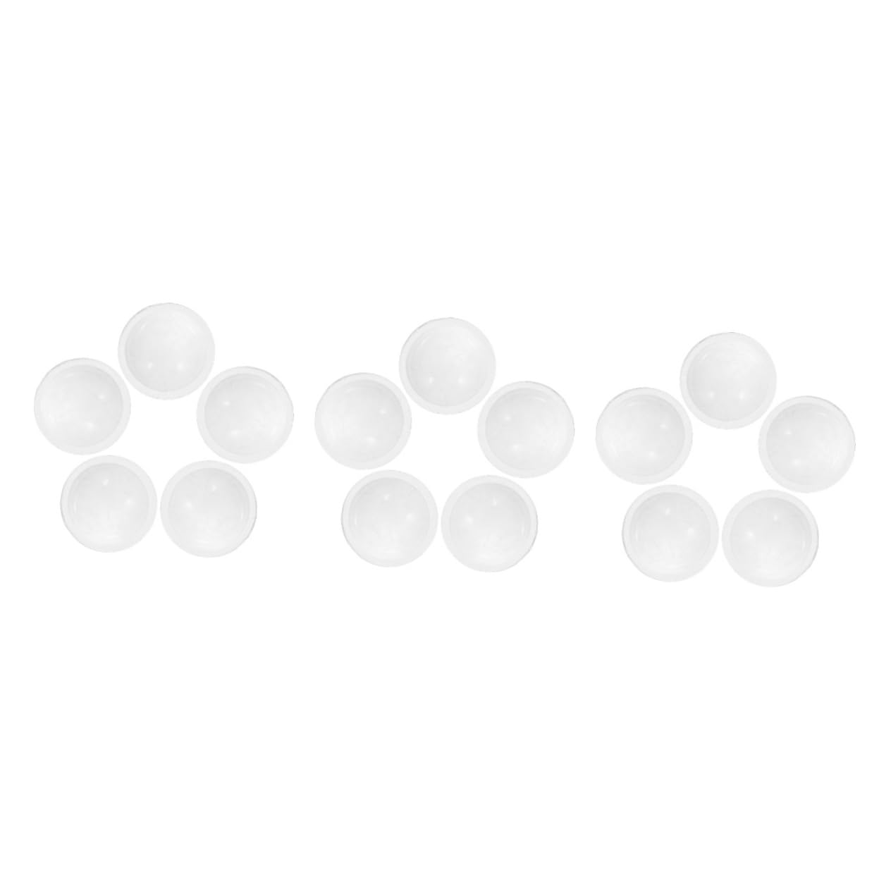 SOLUSTRE 3sets Convex Lens 16mm Magnifying Tool Torchlight Universal Accessory for Magnifiers 5pcs*3