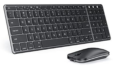 seenda SKM64-2 Bluetooth Keyboard and Mouse Combo for Mac, MacBook and iPad