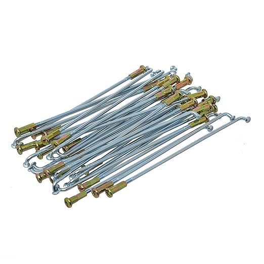 HK Automobile RX100 RX135 Wheel Spokes With Nipples – 36 Pcs Silver Spoke Set For Front And Rear Wheels – Durable Steel Spoke Kit For RX Series Motorcycles-picture-23