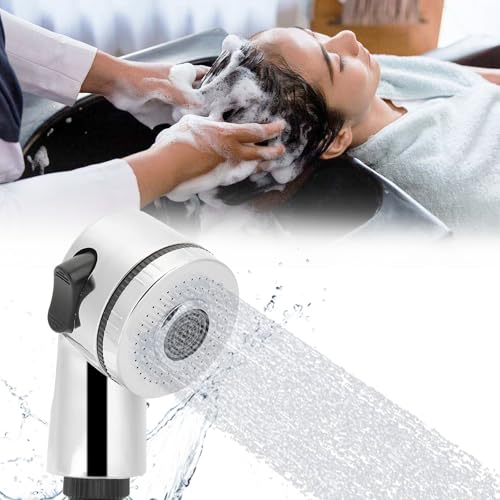 シャワーヘッド 洗面台 美容室 蛇口 シャワー 小型シャワー 家庭用 節水 スプレー 2段階モード 手持ち シャンプーシャワーヘッド スプリンクラー 取付簡単 サロン用 洗髪 高水圧 毛穴ケア 汚れ 除去 皿洗い サイドスイッチ バスルーム用