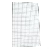 Edelstahl-Optik Grillgitter 45x30cm Robust(40 * 25cm)