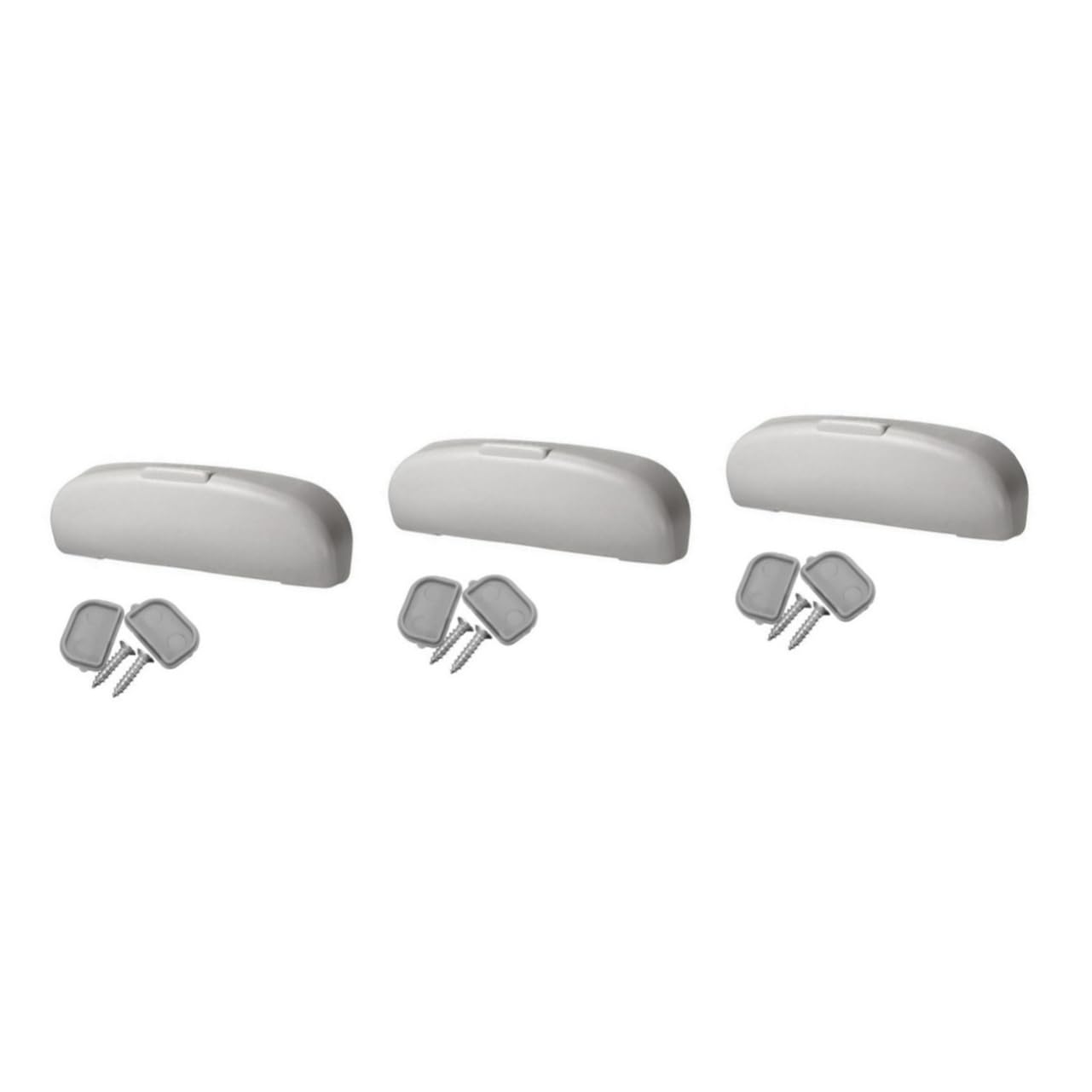 GLEAVI Vitrines 3 Pièces Porte-verre porte-lunettes de soleil support de voiture support de lunettes de soleil de voiture réaménager étui à lunettes