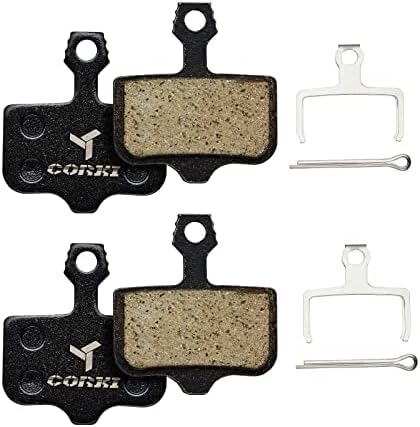 2 Pairs Organic Resin Disc Brake Pads for Sram Avid Elixir 1 3 5 7 9 R ER CR Mag Level TL T Sram XX X7 X9 XXWC DB1 DB3 DB5