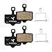 Price comparison product image 2 Pairs Organic Resin Disc Brake Pads for Sram Avid Elixir 1 3 5 7 9 R ER CR Mag Level TL T Sram XX X7 X9 XXWC DB1 DB3 DB5
