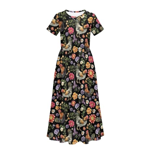 Vestidos de verano de gallo frescos para evitar el calor infantil