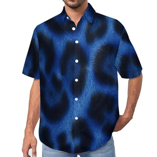 Camisa de leopardo regular fit para hombre que busca frescura en verano