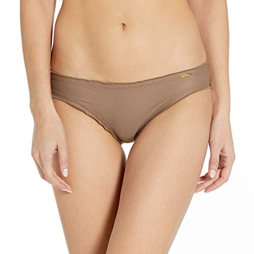 Luli Fama Women's Cosita Buena Full Ruched Back Bikini Bottom, Sandy Toes, S
