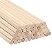 Produktbild Belle Vous Holzstäbchen zum Basteln Natürlicher Holzstab Rund (50er Pack) 30cm Extra Lange Unbearbeitete Rundholz 10mm Durchmesser Unbehandeltes Holz Makramee Holzstab für DIY, Holzarbeit, Dekoration