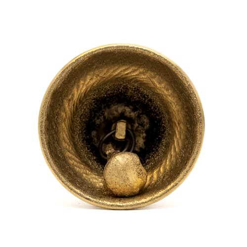 DMI Brass Pooja Bell/Pooja Ghanta/Temple Bell - 6.3" Height - Image 6 thumbnail