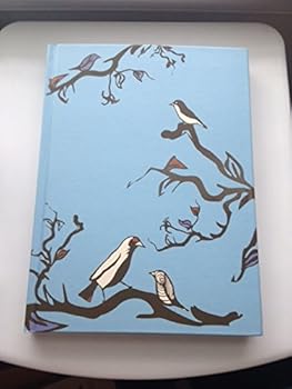 Office Product Blue and Gold Birds - Sketchbook Book