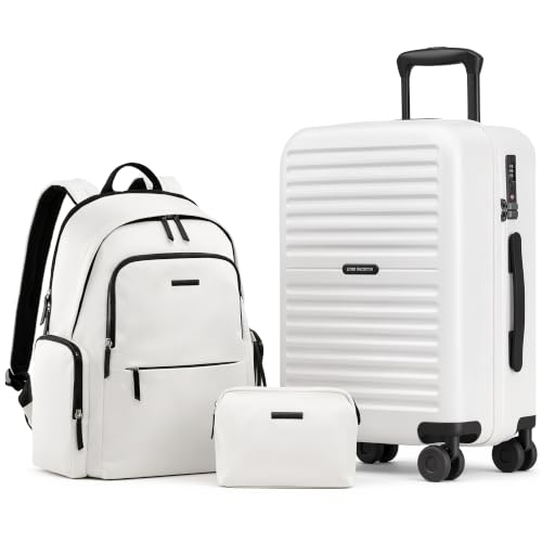 Image of LONG VACATION Luggage Sets, 3 Piece, 20 Inch Carry On Hardshell Suitcase