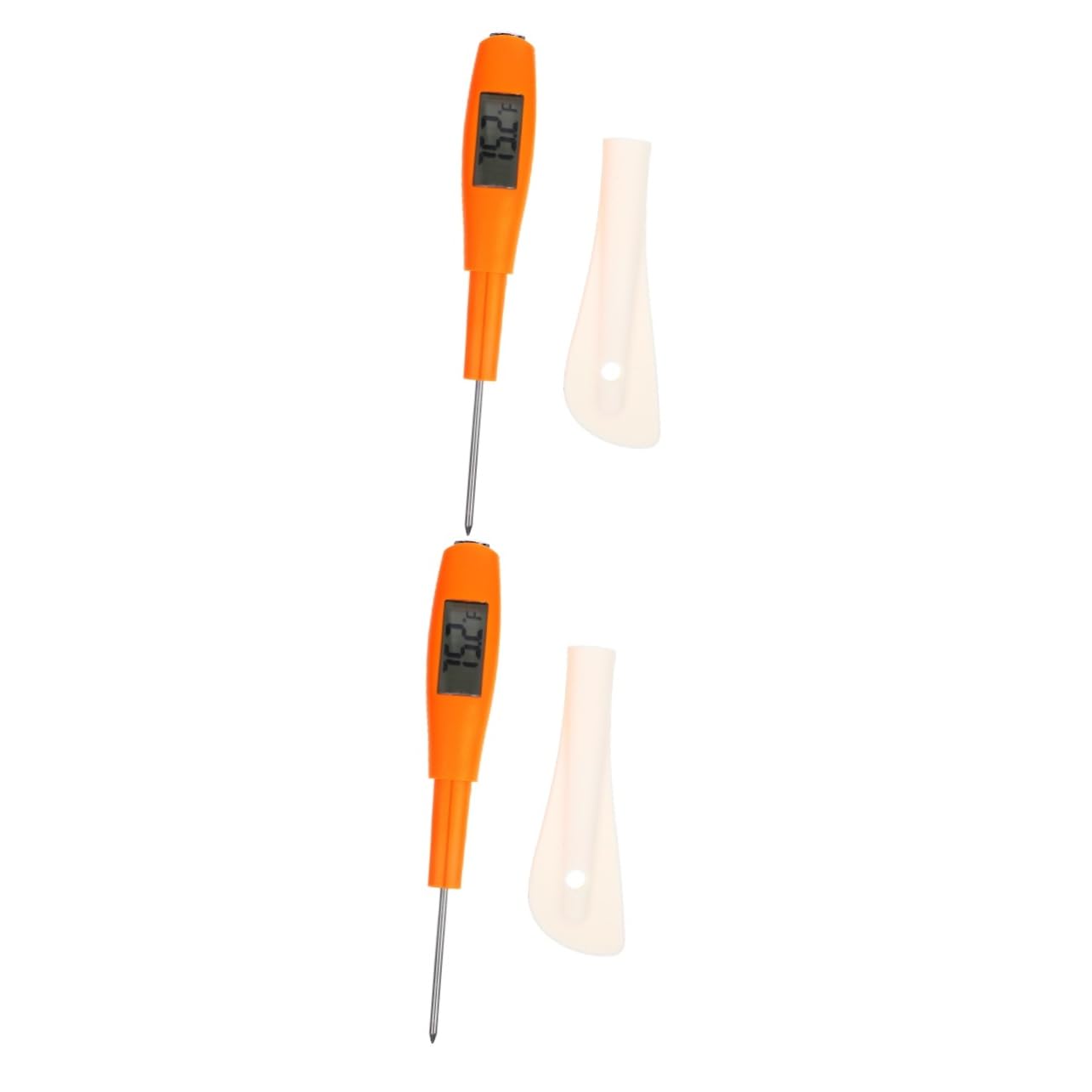 Amosfun 2st Backthermometer Schokoladenthermometer Bratthermometer Digitaler Spatel Digitales Thermometer Ofen Zuckerthermometer Lebensmittelthermometer Für Die Küche Sofortig Kieselgel