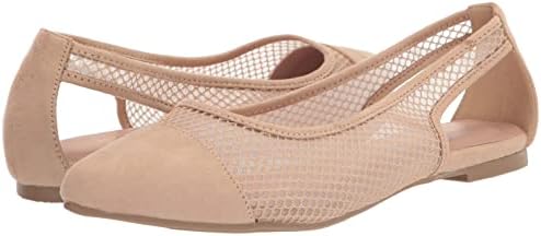CITY CHIC PLUS SIZE ALESSA FLAT IN ALMOND, SIZE 43 | Image 6
