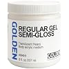 Golden 30405 Acrylic Medium Regular Gel Semi-Gloss, 8-Ounce