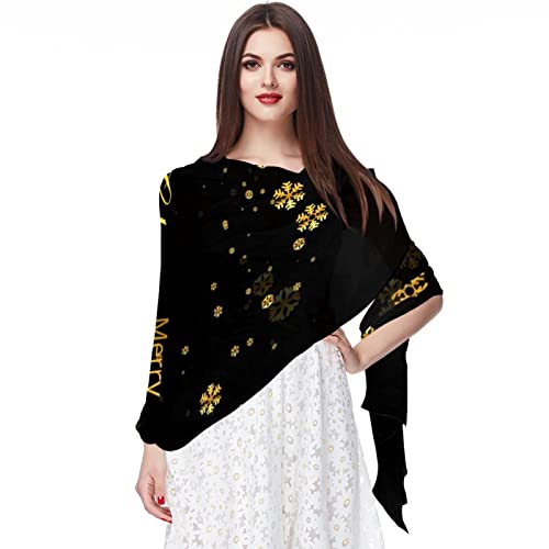 Écharpe longue en mousseline de soie foulard d'hiver enneigé idéal pour la plage ou mariée