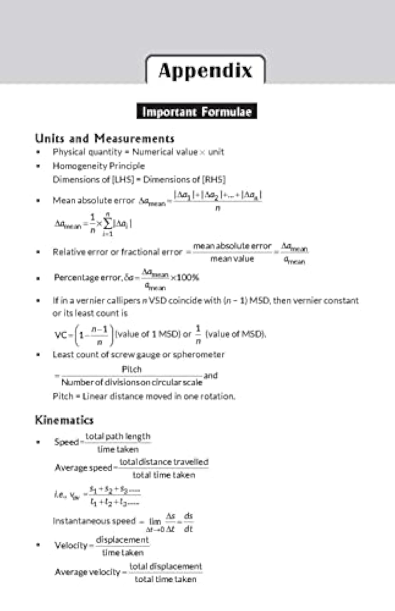 MTG Handbook of Physics for NEET, JEE, CUET & Competitive Exams