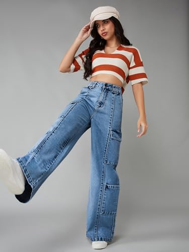 Image of Dolce Crudo High Rise Bootcut Jeans for Women
