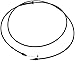 Dorman 912-031 Hood Release Cable