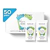 Bodipure All-In-1 Moisturizing Foot Mask | Keratin & Vitamin E Foot Mask for Dry Cracked Feet, Callus & Heel Softening | Easy-to-Use Pedicure Foot Repair | Chemical-free Feet Treatment | 50 Pairs
